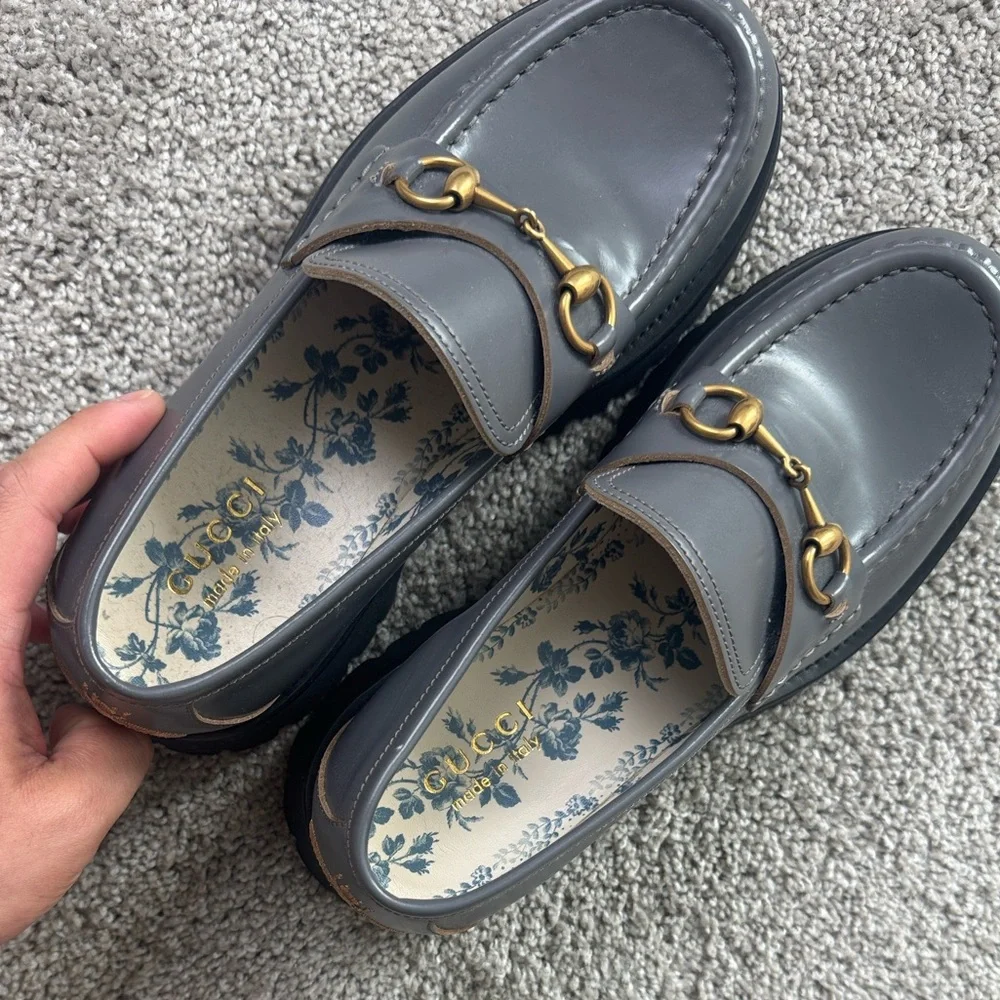 Gucci horsebit platform loafer